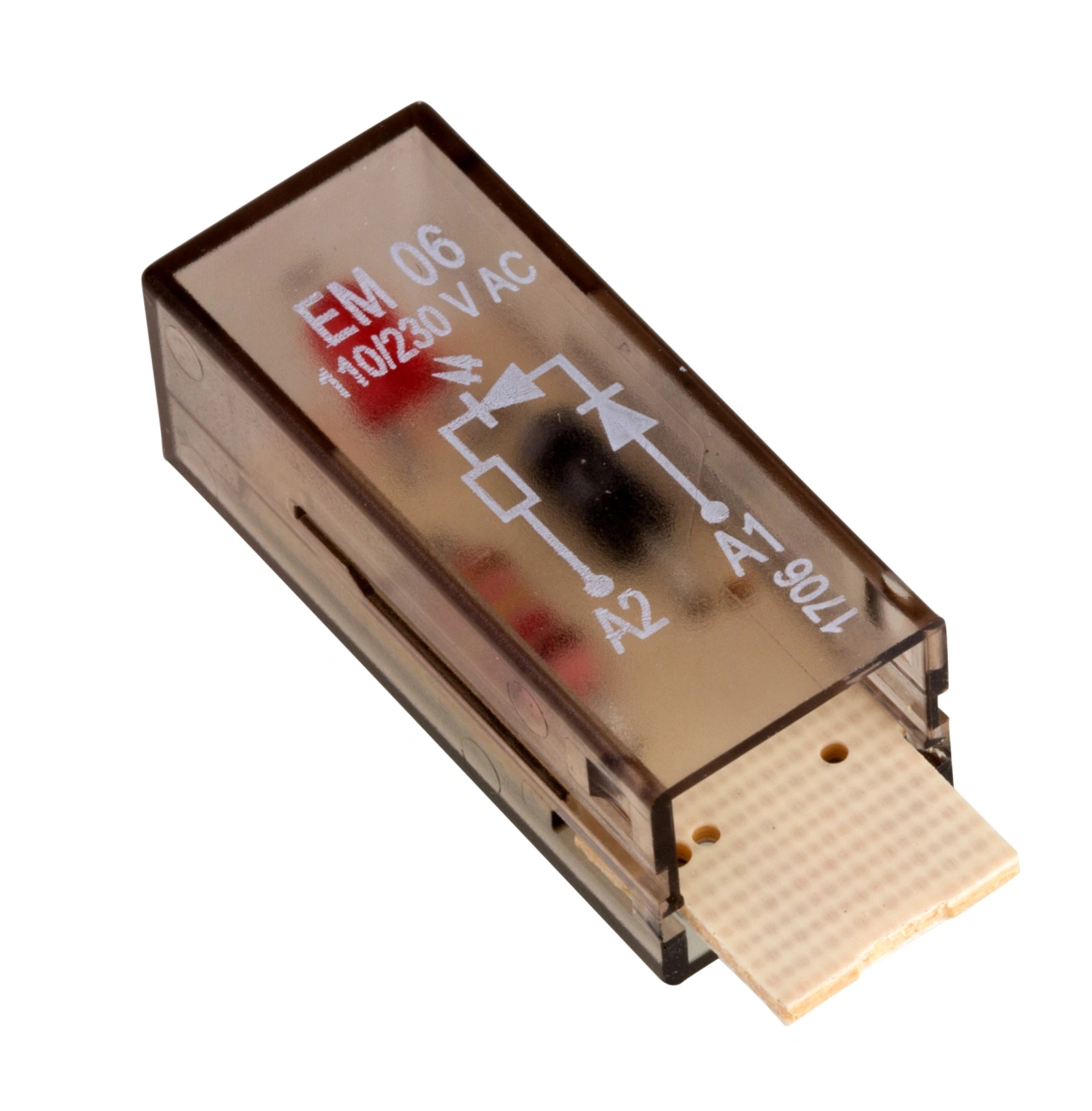 Modul LED rosu 110/230 Vca pt.relee PT