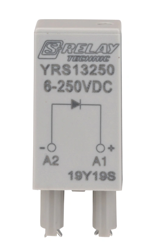 Modul protecție cu diodă 6-250Vc.c. pentru soclu S-Relay