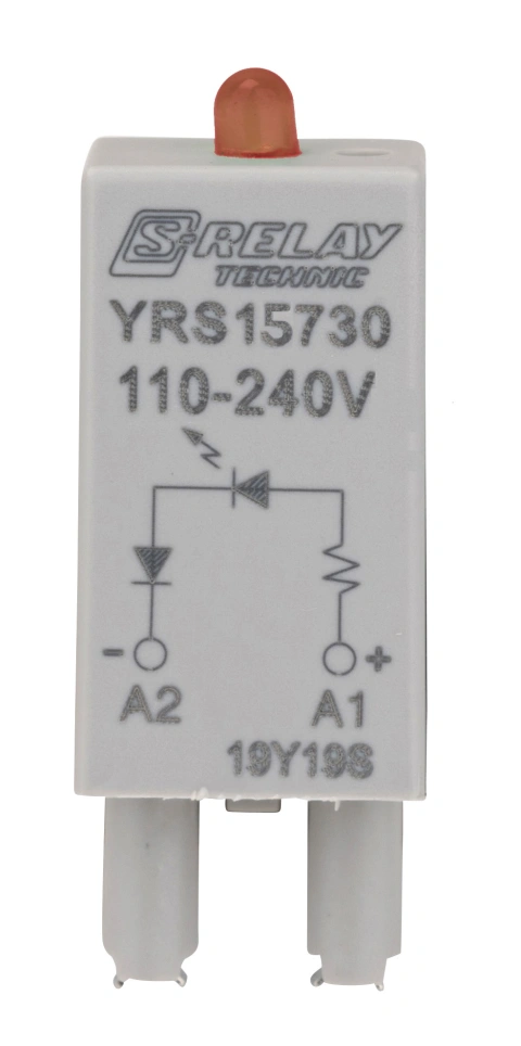 Modul LED roșu pentru soclu RS 110-240V c.a.