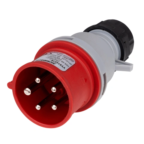 Fişă CEE, 5 poli 16A 400V IP44, Quick connection