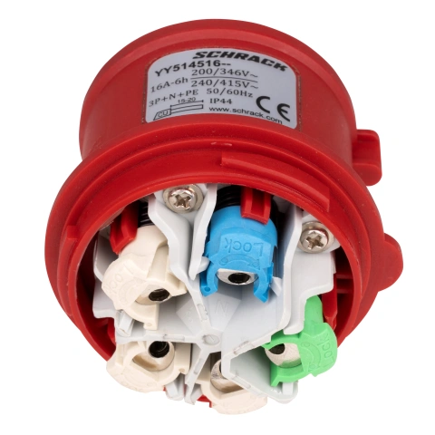 Fişă CEE, 5 poli 16A 400V IP44, Quick connection_2