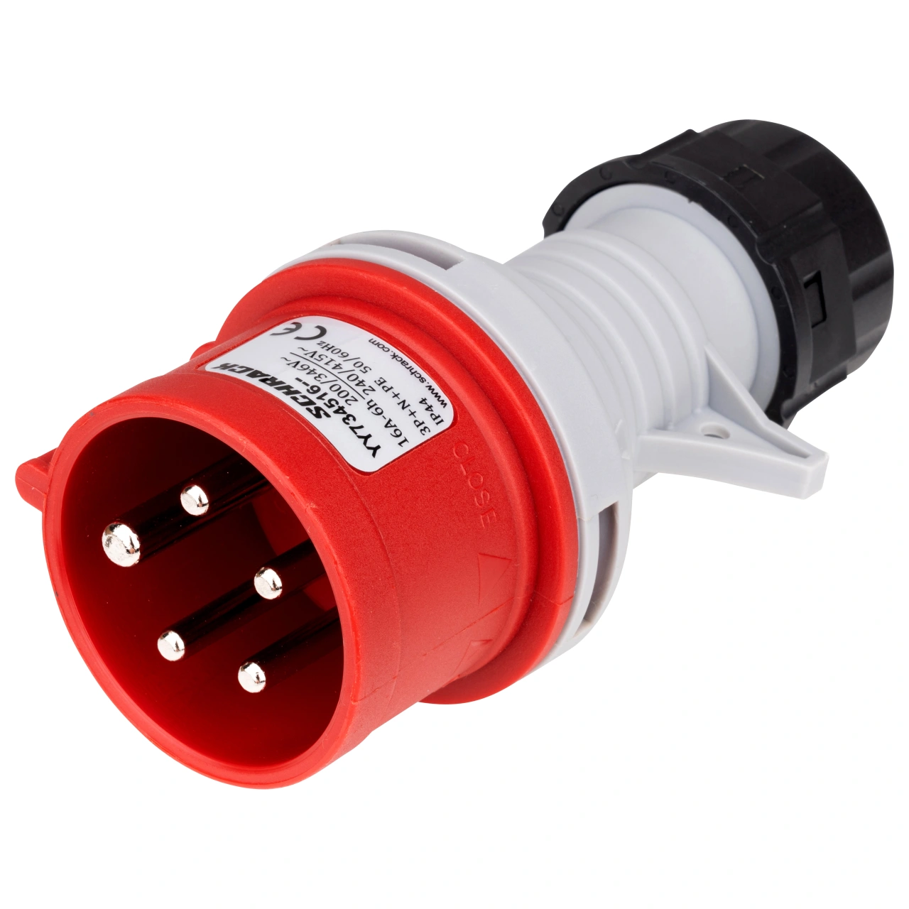 Fişă CEE, 5 poli 16A 400V IP44, cu inversarea fazelor