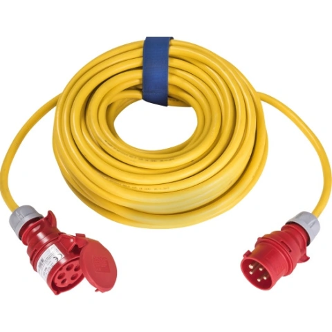 CEE extension 16A XYMM-J 25m, yellow, 2.5mm²