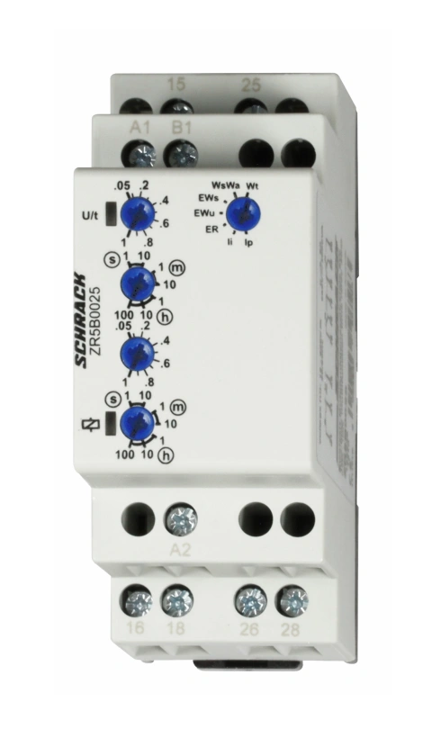 Releu multifuncţional, 2 timpi, 2CC, Ualim=12-240VAC/VDC, 8A
