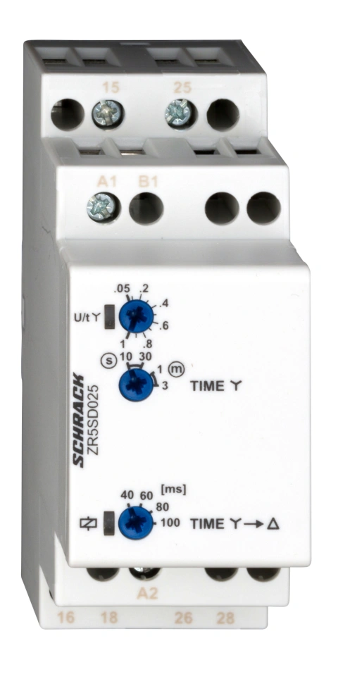 Releu temp. stea/triunghi, 2CC, Ualim=12-240VAC/VDC, 8A