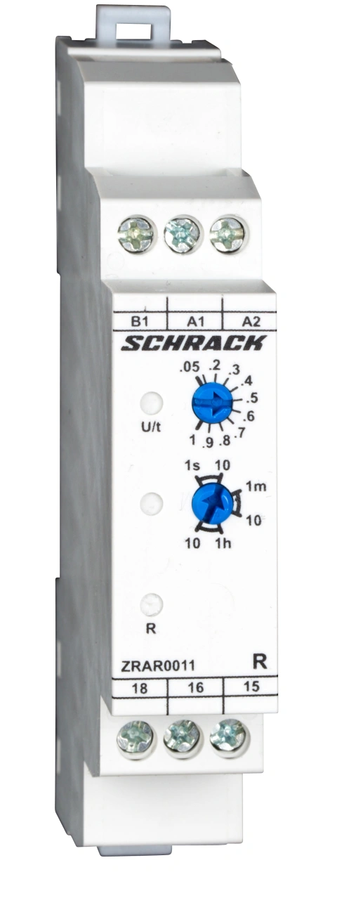 Releu temporizat la declanşare, 24VAC/DC + 230VAC,1CO,5A