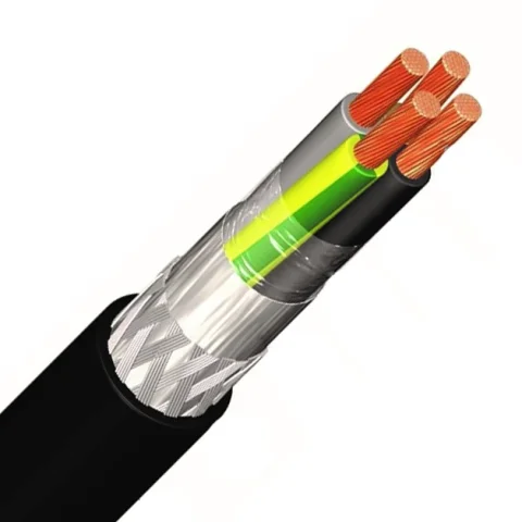 2YSLCYK - Cablu cu izolație din PVC pentru conectarea motoarelor, ecanat, EMC conform