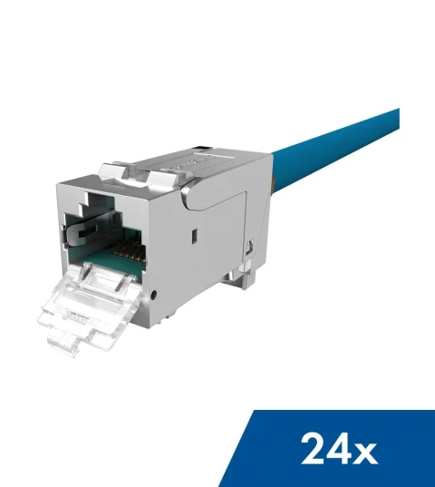 Module RJ45 Cat.6a ecranat PERFORMANCE LINE în Schrack Format B (SFB)