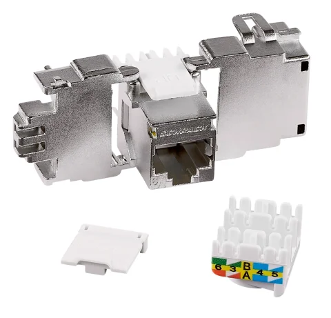 Module TOOLLESS LINE RJ45 ecranate Cat.6a 10GB / Clasă Ea 10GB în Schrack Format A (SFA)