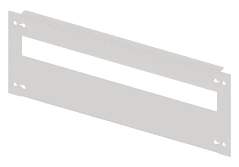 Slotted Front Plates Plastic, 2 Unit-wide