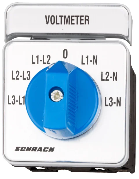 Seria B - Comutator voltmetric, montaj frontal cu fixare în 4 puncte, IP65