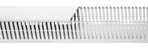 Canale de cabluri, seria HF-fără halogenuri, cu dimensiuni standard DIN, RAL 7035, l = 2,0m