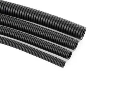 Tuburi gofrate, flexibile, HF, Rezistente la UV Negre