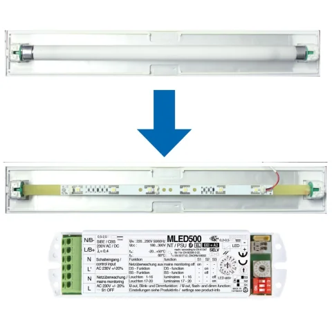 Kit de conversie de 8W LL pe LED