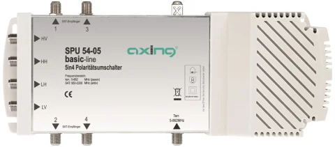 Multiswitchuri pentru 1 sistem satelit (1xLNB Quattro)+terestru, Seria A