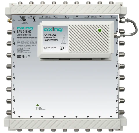 Multiswitchuri pentru 2 sisteme satelit (2xLNB Quattro)+terestru, Cascadabile, Seria A