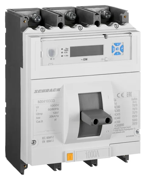 Întreruptoare automate compacte MX, mărime 4, 3 poli, 70kA