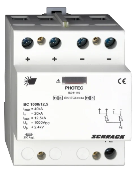 Descărcătoare pentru instalaţii fotovoltaice - Photec
