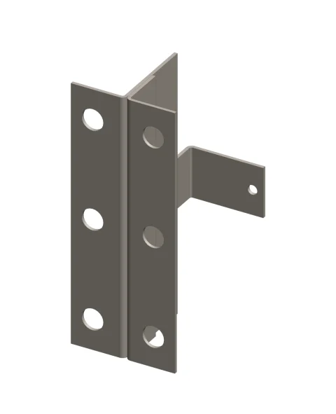 Mounting Bracket for Divided Front Plates Sheet Steel