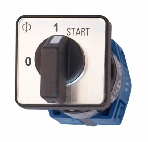 Seria KN - Comutatoare cu came, cu revenire, montaj frontal cu fixare centrală, D16/22mm, IP66