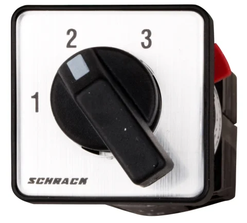 Seria B - Comutator de selecție miniatură cu came, fără poziţia 0, montaj frontal cu fixare centrală, D16mm și D22mm, IP65