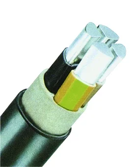 E-AY2Y - Cablu de energie din aluminiu cu izolație din PVC și manta din polietilenă (PE)