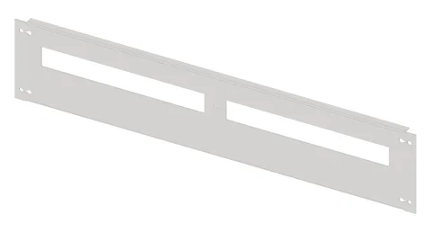Slotted Front Plates Plastic, 4 Unit-wide