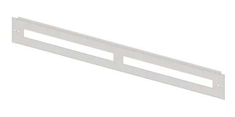 Slotted Front Plates Plastic, 5 Unit-wide