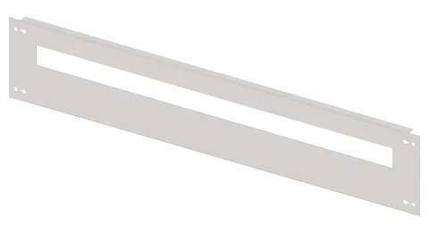 Slotted Front Plates Sheet Steel, 4 Unit-wide