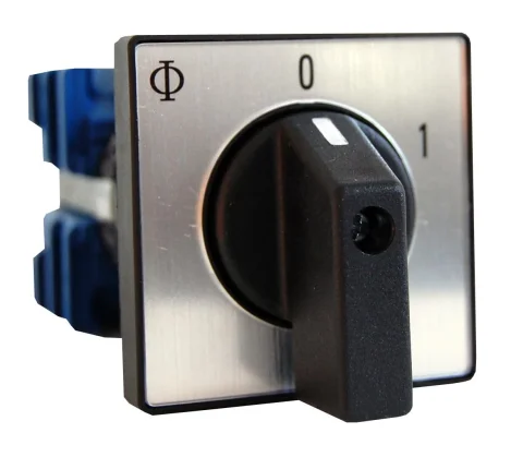 Seria KN - Comutatoare cu came, 0-1, montaj frontal cu fixare centrală, D22mm, IP66