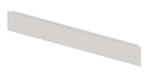 Blind Front Plates Sheet Steel, 4 Unit-wide