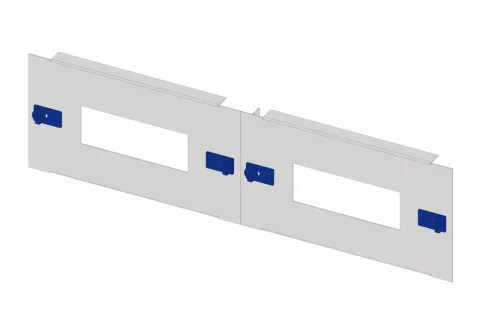 Divided Front Plates Sheet Steel without Mounting Bracket