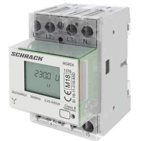 Contoare digitale de energie, seria RZK, calibrare individuală MID la cerere