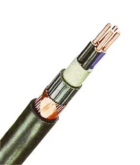 NYCY - Cablu de energie cu conductoare concentrice și izolație din PVC