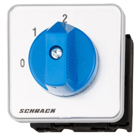 Seria B - Comutator de grup cu came, 2 grupe, montaj frontal cu fixare centrală, D22mm, IP65
