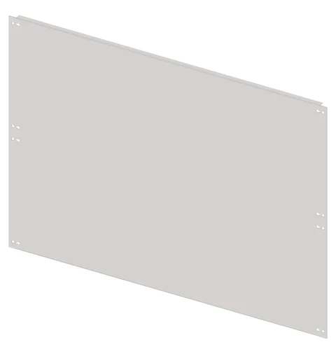 Blind Front Plates Sheet Steel, 5 Unit-wide