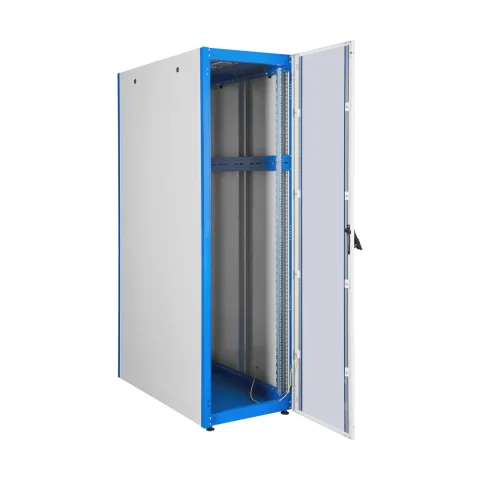 Dulapuri de podea pentru cablare structurată, lățime 600mm, adâncime 1200mm, RAL7035 Gri deschis