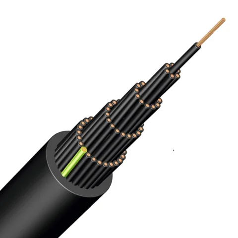 YSLY - Cablu de comandă 0.6/1kV cu izolație din PVC, rezistent la UV