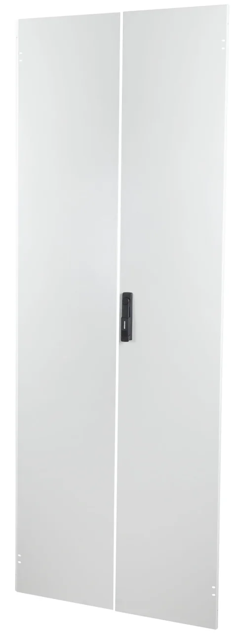 Ușă dublă de metal pentru dulapuri DT, W=800, gri deschis RAL7035