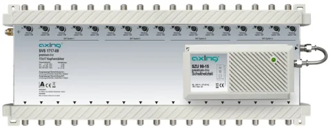 Amplificator semnal principal pentru 4 sisteme satelit (4xLNB Quattro)+terestru, Seria A