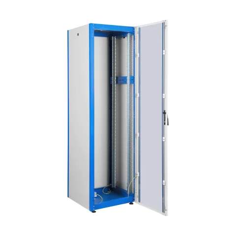 Dulapuri de podea pentru cablare structurată, lățime 600mm, adâncime 600mm, RAL7035 Gri deschis