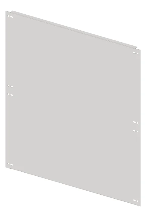 Blind Front Plates Sheet Steel, 3 Unit-wide