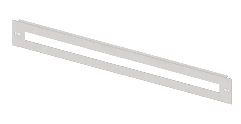 Slotted Front Plates Sheet Steel, 5 Unit-wide