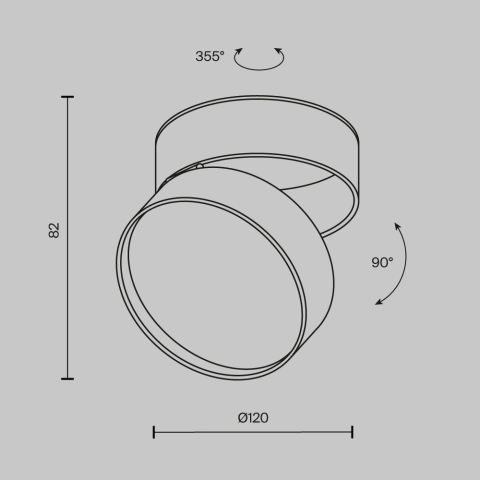 Spot de Tavan Reglabil C024CL-L18W4K_4