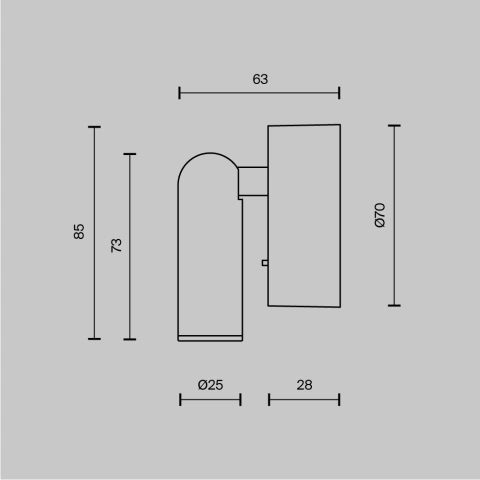 Spot de Perete Reglabil C038WL-L3B3K_3