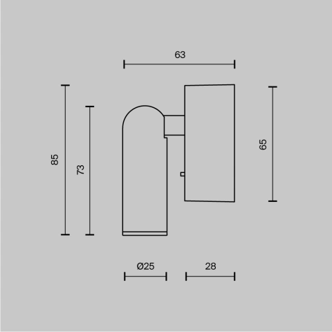 Spot de Perete Reglabil C039WL-L3B3K_5