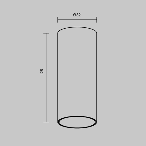 Spot de Tavan Aplicat C056CL-L12B4K-W-D-B_5