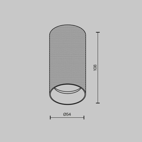 Spot de Tavan Aplicat C080CL-01-GU10-B_3