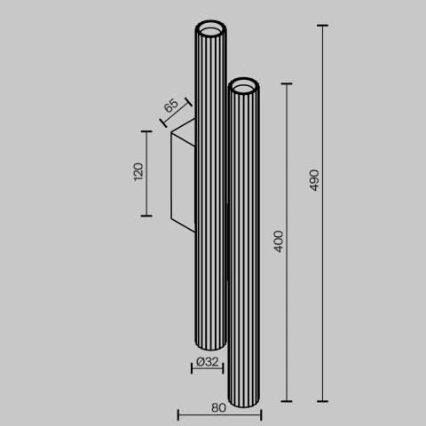 Spot de Perete  C082WL-24W2.7K-BS_4