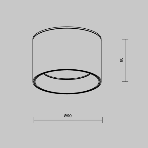 Spot de Tavan Aplicat C089CL-8W3K-BMG_4
